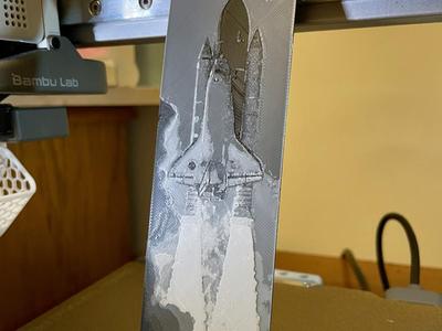 Space Shuttle Bookmark