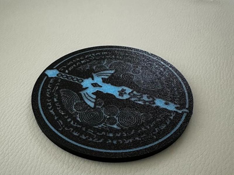 Zelda: TOTK Master Sword Coaster