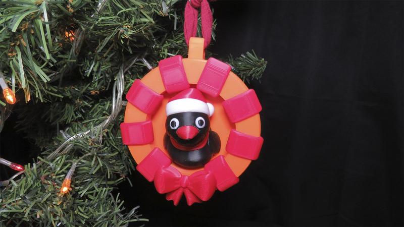 CHRISTMAS BALL PINGU FAN ART