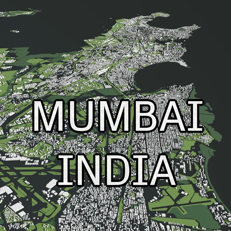 Mumbai India - city and mass buildings
