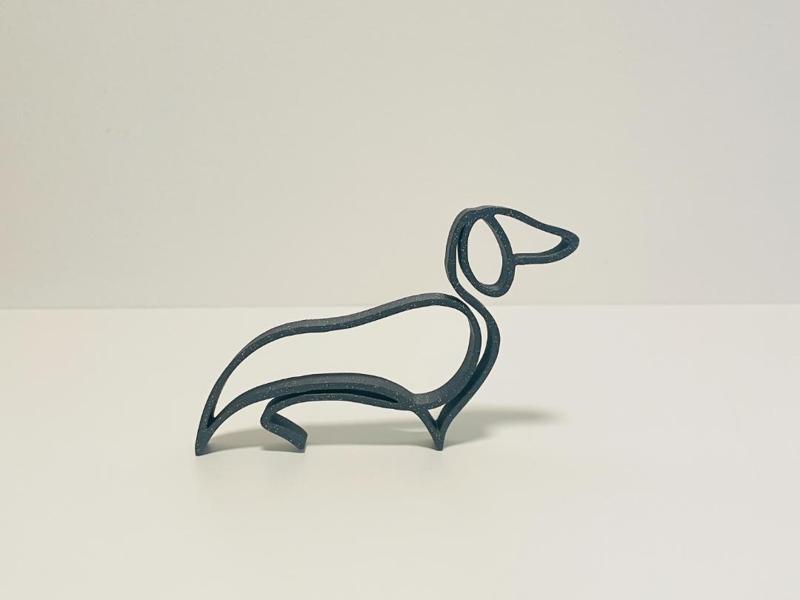 Dachshund V2 line art