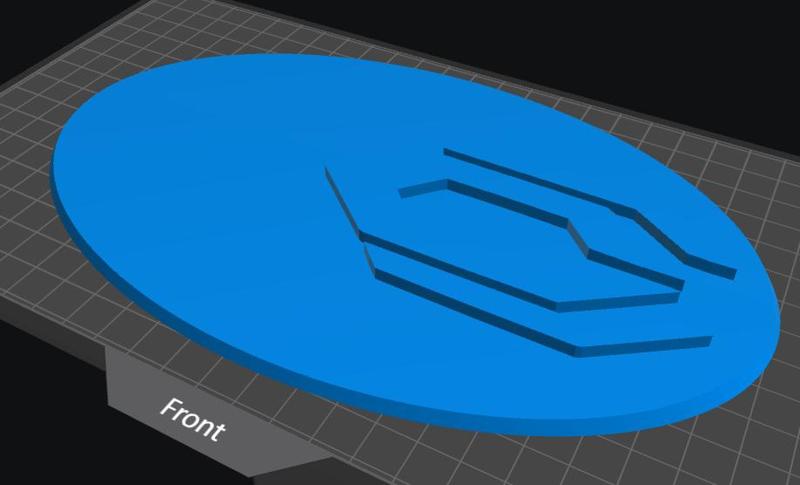 Mass Effect 2 106x170mm Cerberus logo base