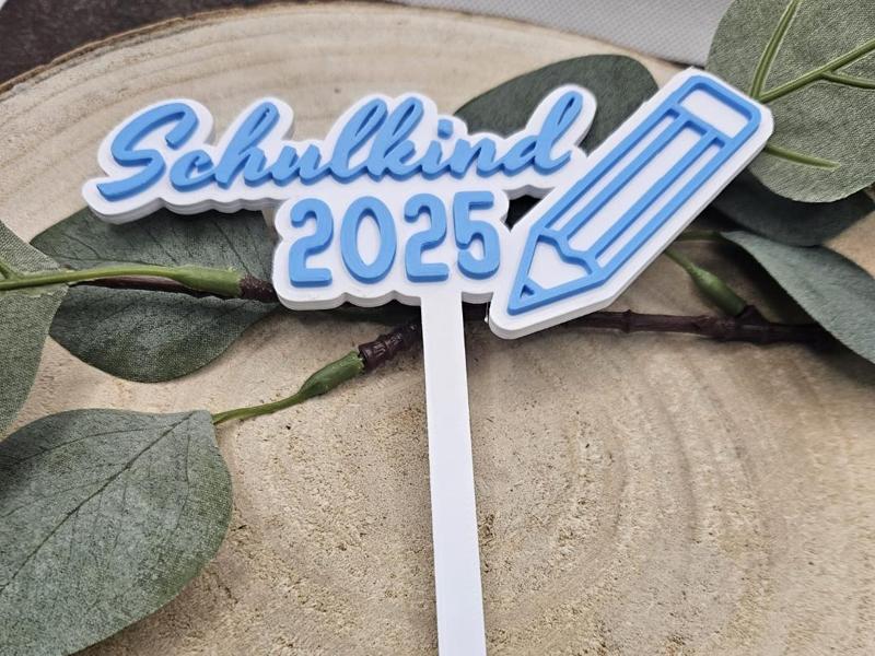 School Enrollment Cake Topper 2025