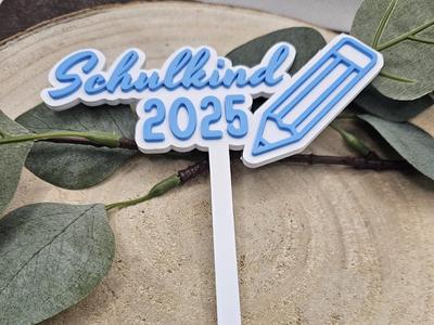School Enrollment Cake Topper 2025