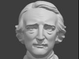 Edgar Allan Poe bust