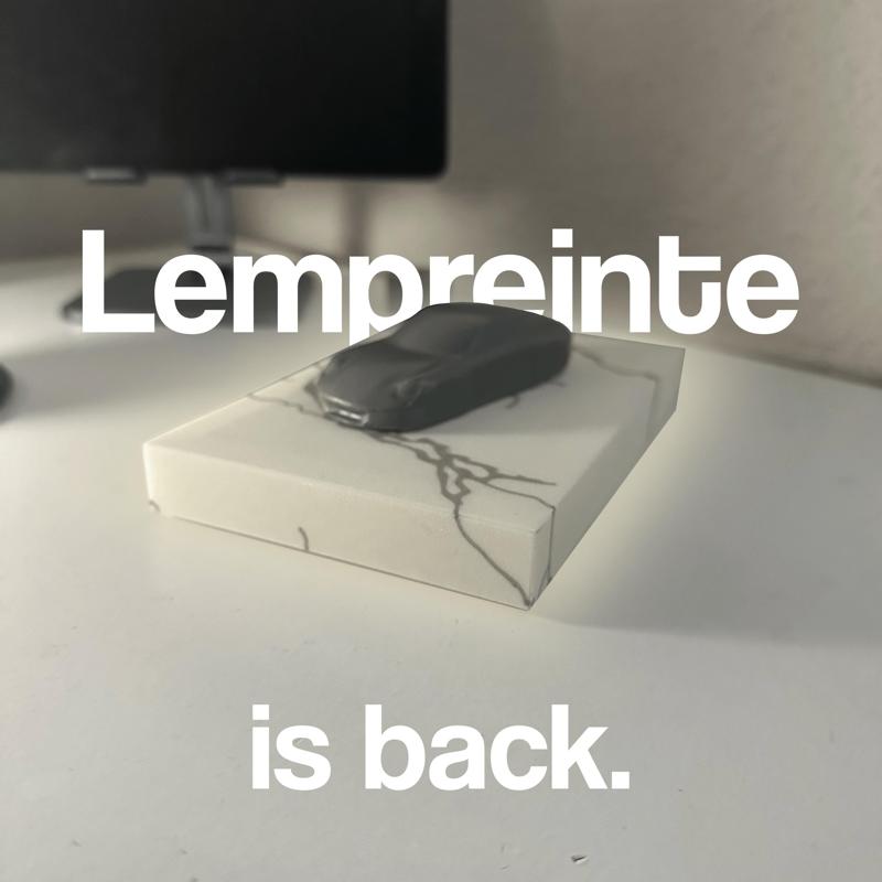 Lempreinte - Marble base