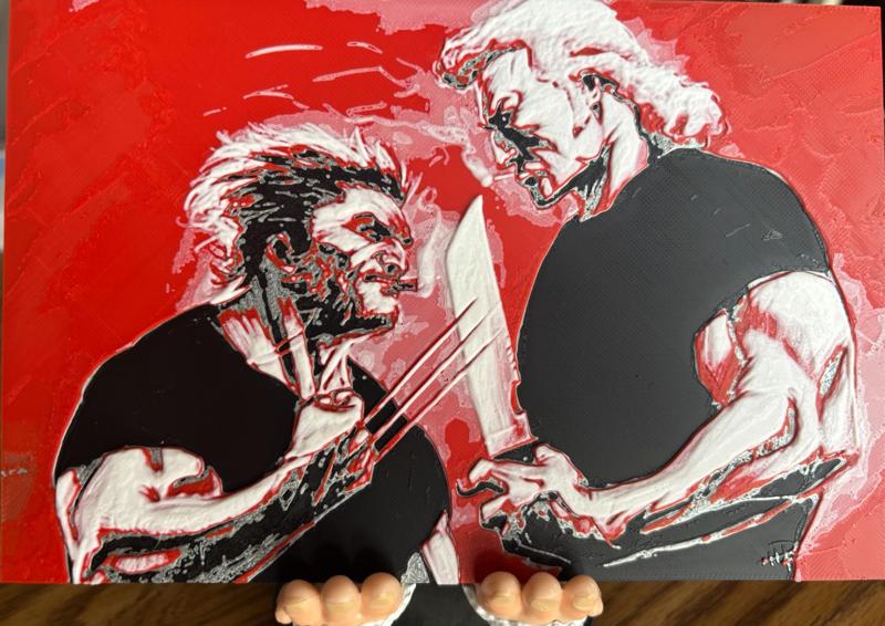 Brock Samson vs Wolverine-Hueforge Go TEAM Venture