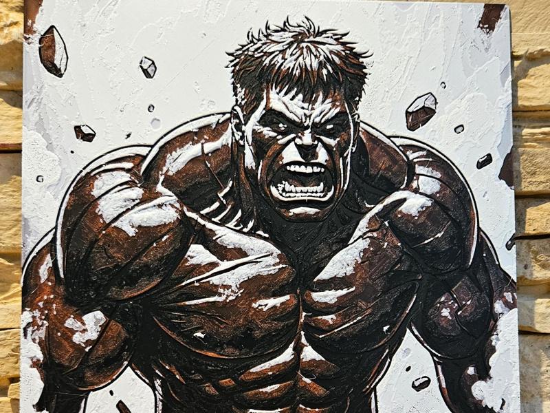 Marvel - Red Hulk Hueforge