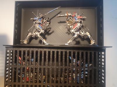 display protection box for 2 bases 105x70mm²