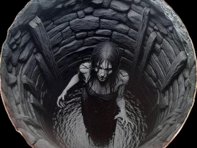 woman in a well