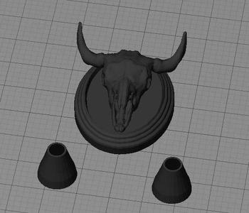 Cowboy Bolo Tie with String Ends