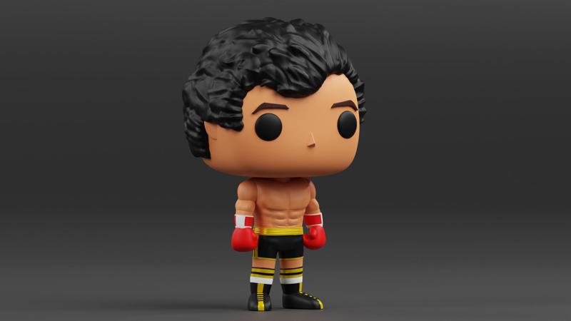 Rocky Balboa funko pop from the Rocky franchise