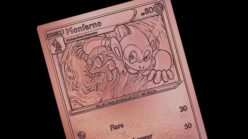 Monferno Pokemon card
