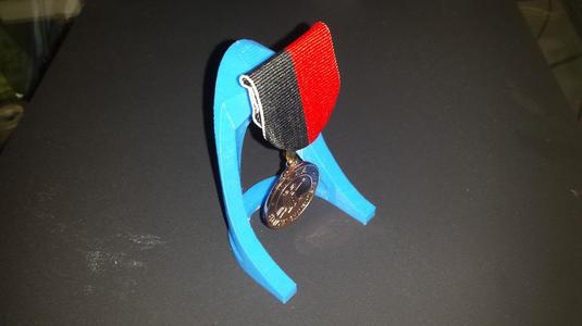 Ribbon Drape Medal Display Stand