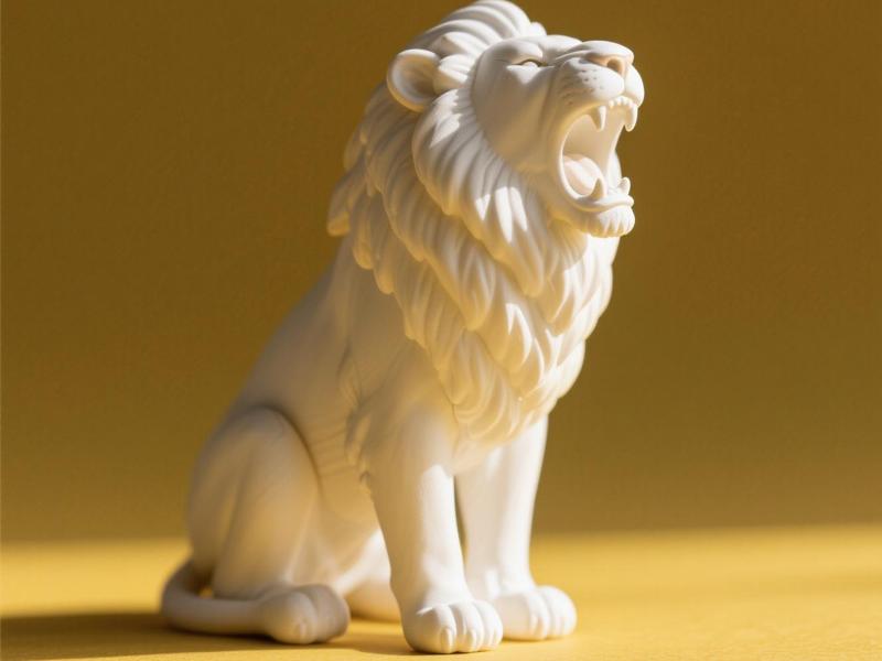 Lion Figurine, Sitting Pose