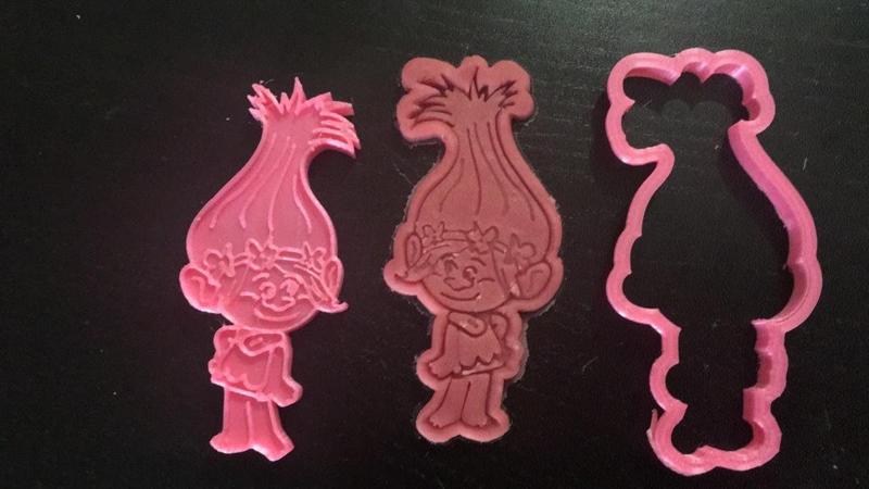 trolls princes poppy cookie cutter