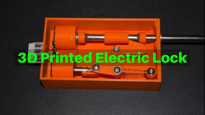 3D Printed Electric Lock