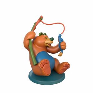 Fisher Bear - Lazy Angler Miniature