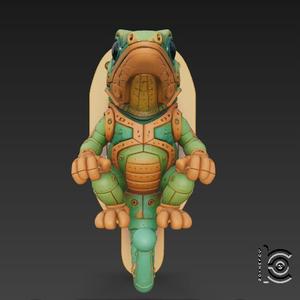Swamplex Hook - Amphibian Recon Mech STL