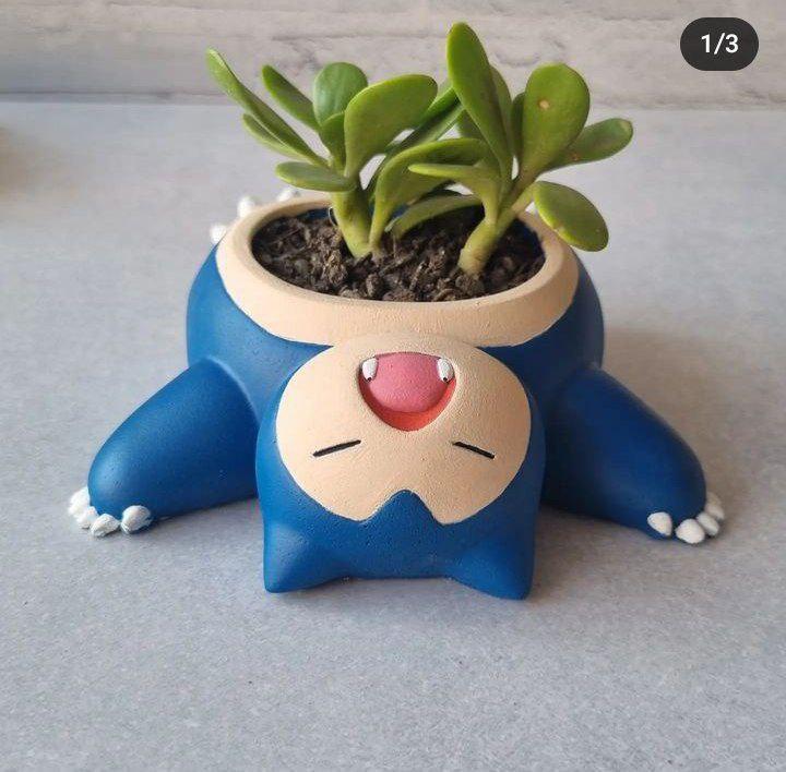 Mold Snorlax pokemon sleeping