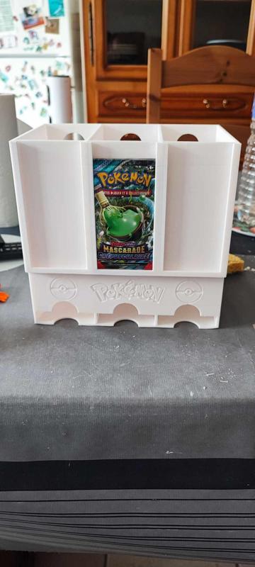 Pokemon triple booster dispenser / Booster storage