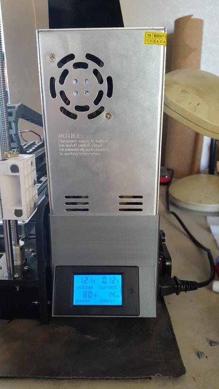 Anet A8 12V30A Power Supply Cover with LCD Power Meter