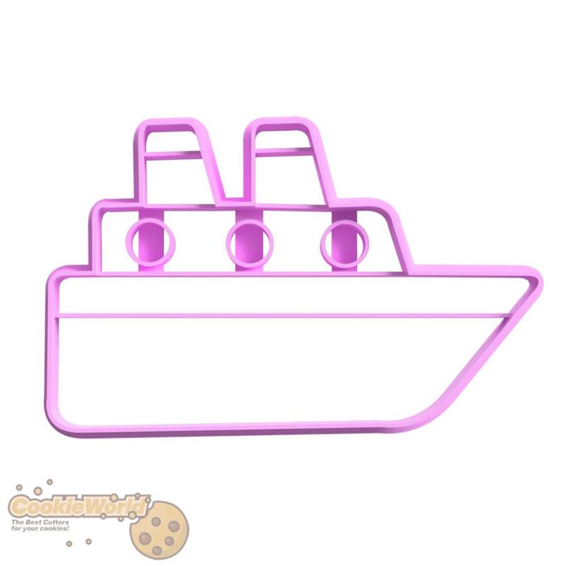 Boat Cookie cutter & Stamp