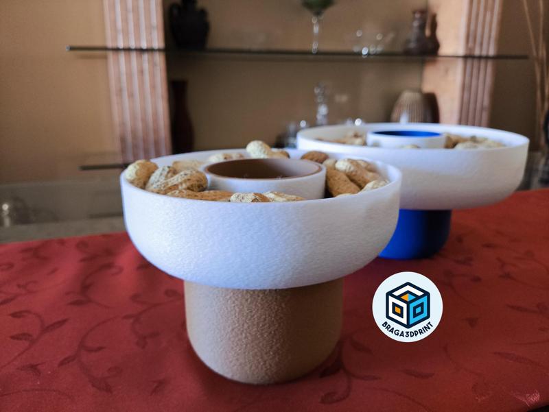 Peanut Pistachio Bowl with Disposal Compartment #1