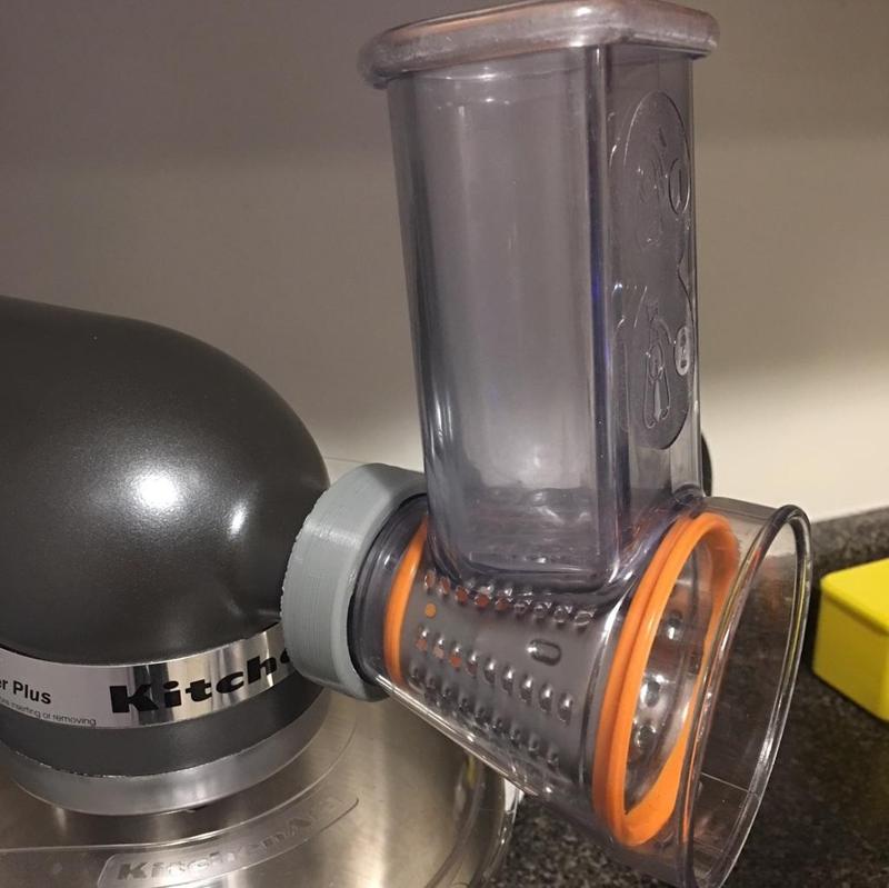 T-Fal Shredder to KitchenAid Mixer Drive Port Adapter