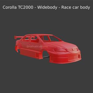 Corolla TC2000 - Widebody - Race car body