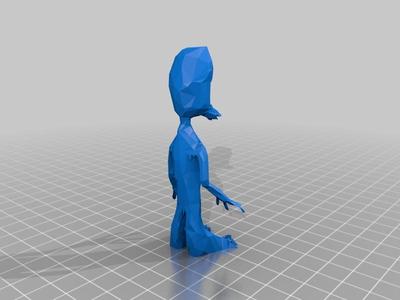 Alien creature scanned