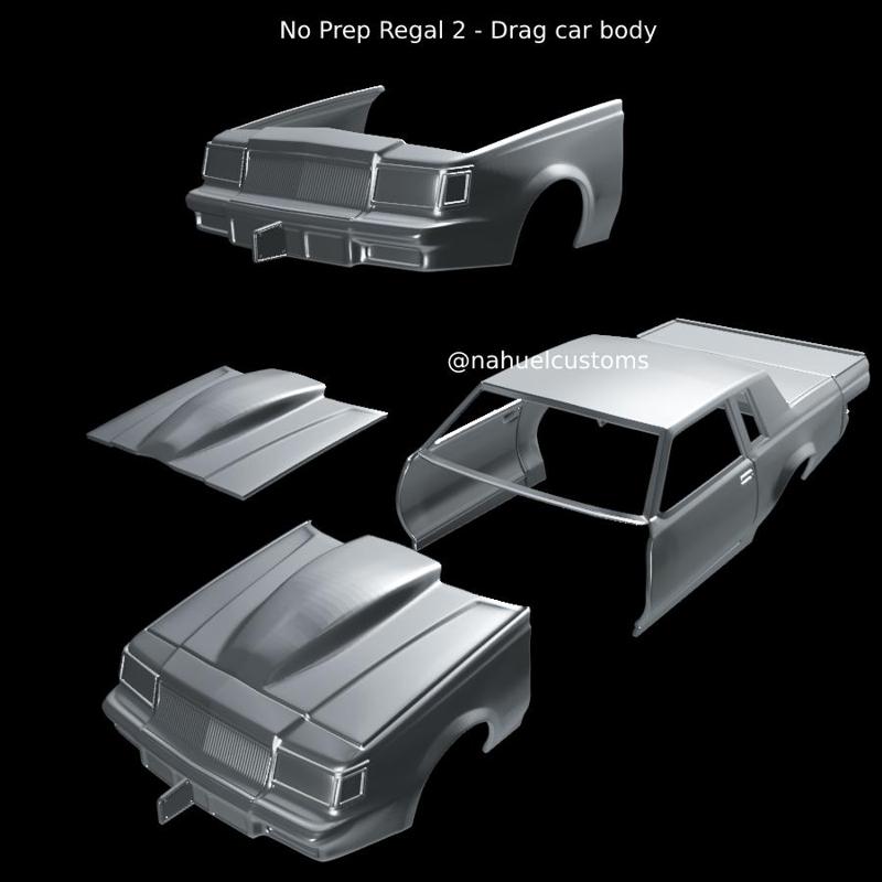 No Prep Regal 2 - Drag car body