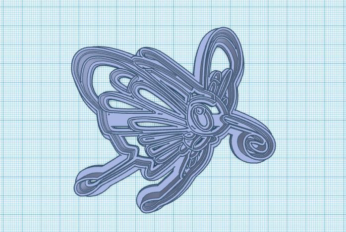 Pokemon: Beautifly Cookie Cutter