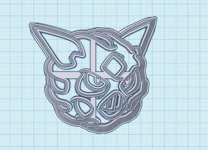 Pokemon: Glalie Cookie Cutter