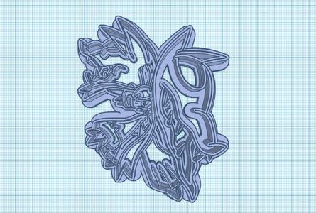 Pokemon: Mega Mawile Cookie Cutter