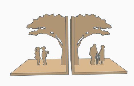 Holder Book Nook - Love Couple