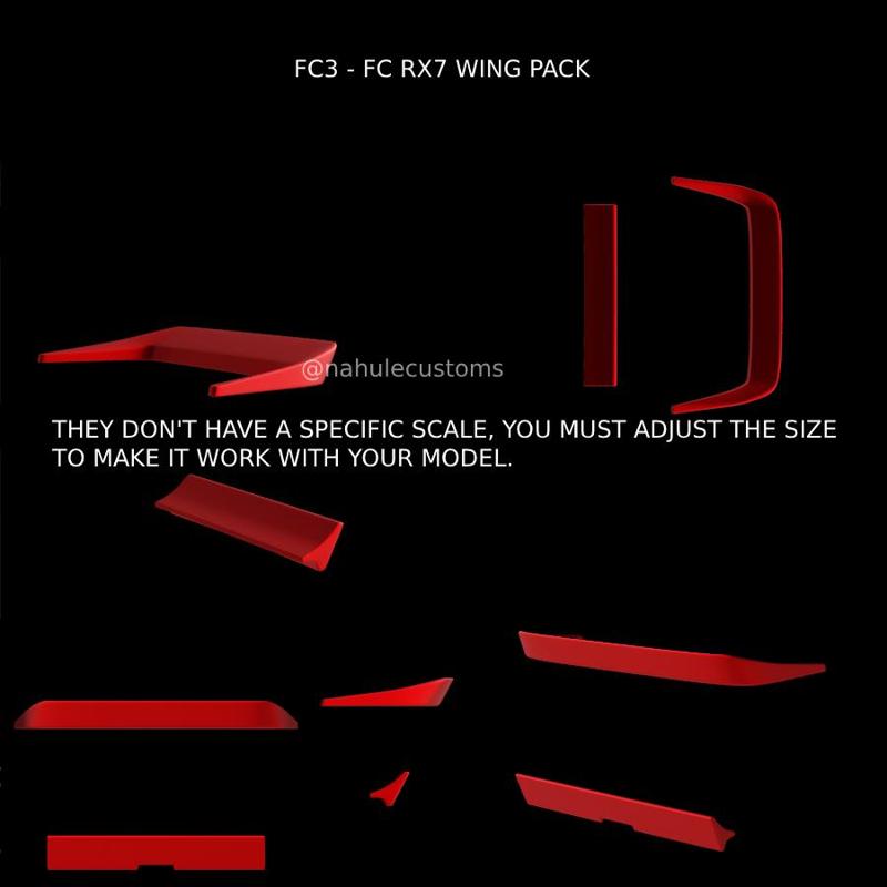 FC3 - FC RX7 WING PACK
