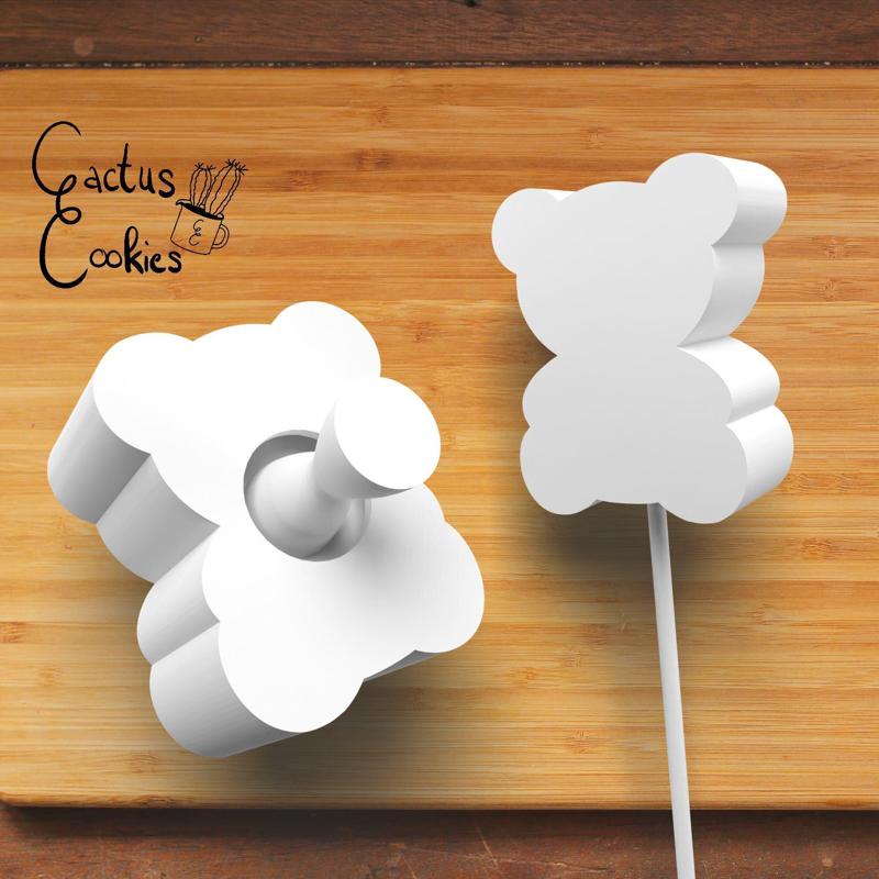 Teddy Bear cake pop mold 0792_3