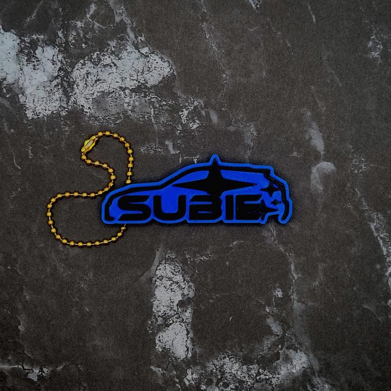 Subie Silhouette Keychain - JCreateNZ