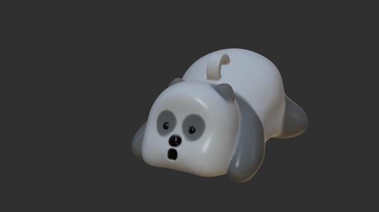 Cute Panda - Sleeping Pose (With Keychain holder)