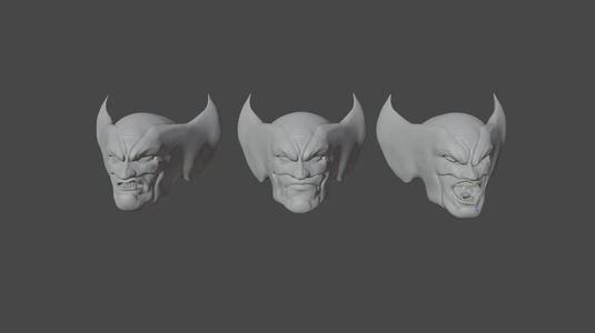 wolverine 1/12 head