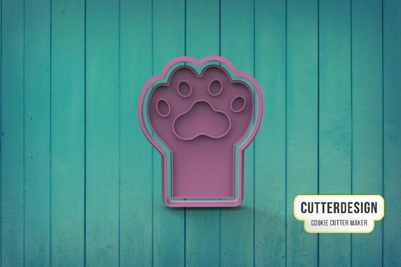 Cat Paw Cookie Cutter