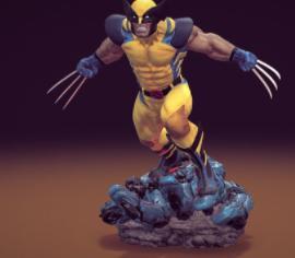Wolverine sculpture