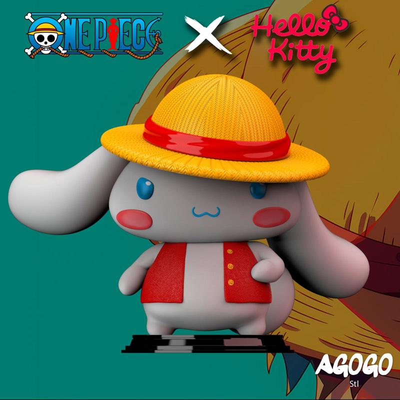 Cinnamoroll x One piece