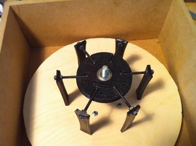 Filament spindle box (no laser cutter) - partly printed