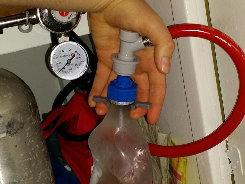 Soda Grip Carbonation Tool - Helps Attach Carbonater to Ball-Lock, Fits 16 Ounce, 2 Liter, 1 Liter Bottles