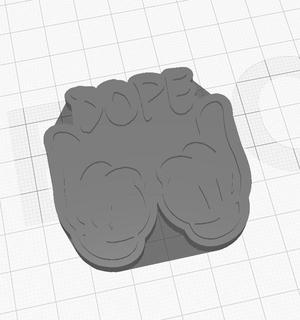 Dope Hands Keychain - JCreateNZ