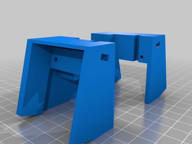 MK8 Extruded Fan Holder，擠出風罩，押出ファンホルダー