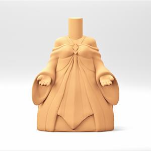 A female Body in a Funko POP style. The Painted Lady. WB_11