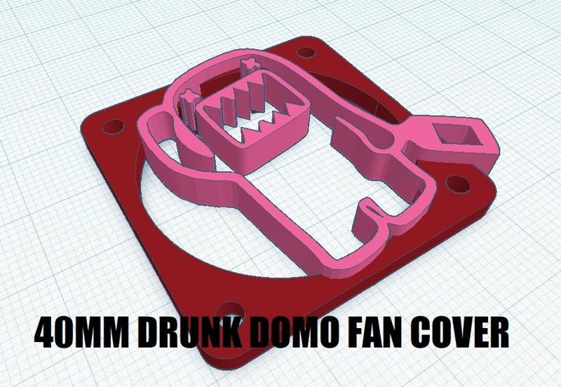 40MM DRUNK DOMO FAN COVER
